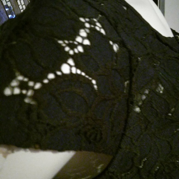 J Crew Navy Blue Lace Blouse Small Size 4 - Picture 2 of 3